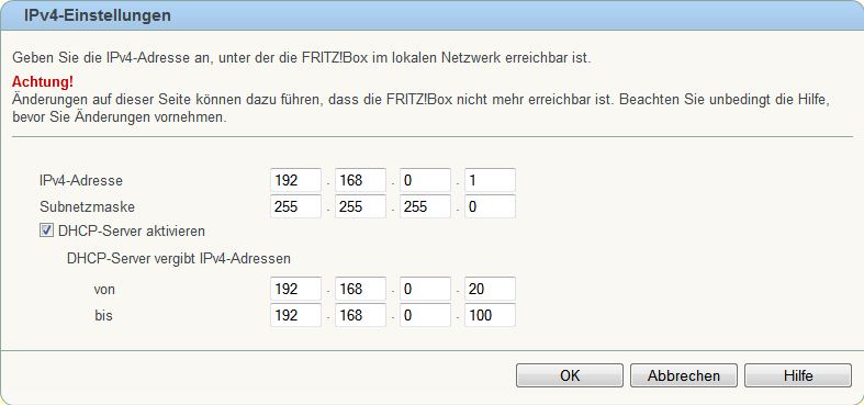 DHCP Server Router