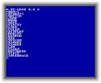 CAOSNET 1.6 CAOS Menue * 320 x 256 * (1KB)