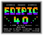 Edipic 40 Hauptmenue * 320 x 256 * (4KB)
