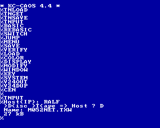 KC85/4 M052 TNPUT KC85/4 M052 TNPUT