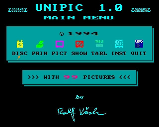 UP 1.0 MAIN MENU UP 1.0 MAIN MENU