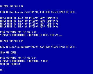 PING IP-Adressen mit reverse DNS Lookup im Netzwerk